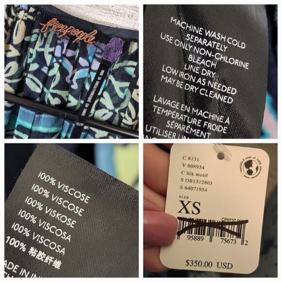 Free People Back To Barcelona Kaftan Dress - Picture 4 of 6